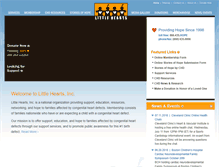 Tablet Screenshot of littlehearts.org